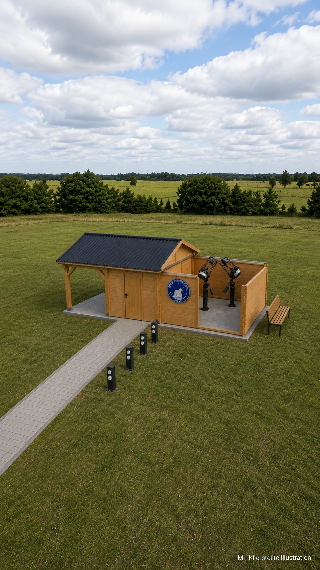Elbservatory KI-Illustration